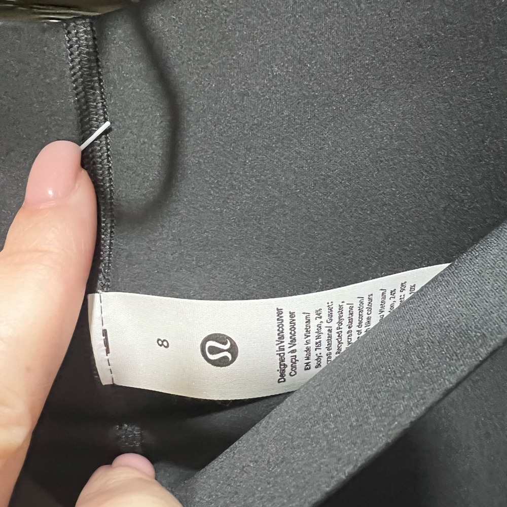 lululemon Glow Up HR tight dark gray Performance Leggings - Picture 3 of 5